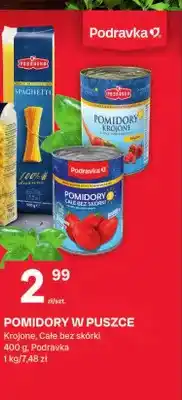 Chorten Pomidory w puszce krojone Podravka oferta