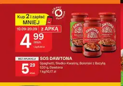 Chorten Sos Dawtona spaghetti oferta