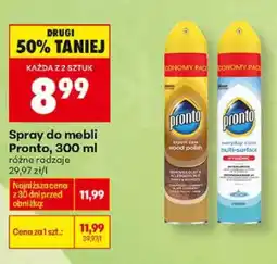 Biedronka Spray do mebli Pronto Expert Care Wood Polish oferta