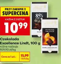 Biedronka Czekolada Lindt Excellence 85% Cocoa oferta