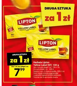 Twój Market Herbata Lipton Yellow Label oferta