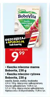 Twój Market Kaszka mleczna-manna BoboVita oferta