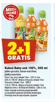 Twój Market Kubuś Baby sok jabłko-gruszka 100% oferta