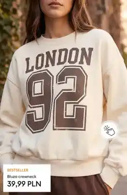 Sinsay Bluza crewneck oferta