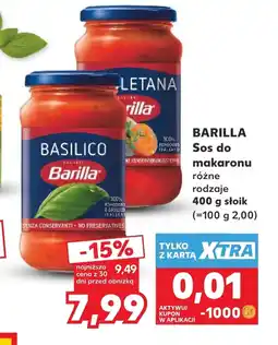 Kaufland Sos Barilla oferta