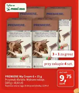 Maxi Zoo Przysmaki dla kota Premiere My Cream 6-pak oferta