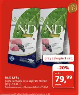 Maxi Zoo Sucha karma dla kota N & D oferta