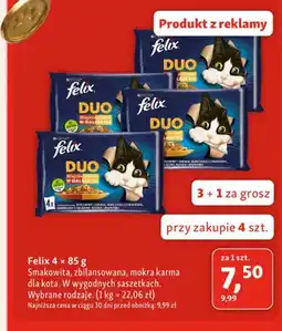 Maxi Zoo Mokra karma dla kota Felix 4-pak oferta