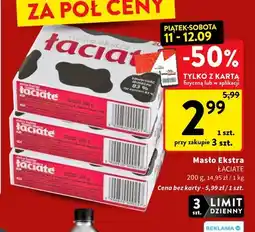 Intermarche Masło Ekstra Łaciate oferta