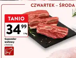 Intermarche Szponder wołowy z kością oferta
