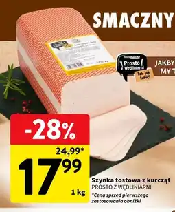 Intermarche Szynka tostowa z kurcząt Prosto z Wędliniarni oferta