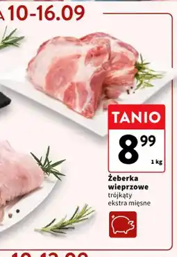 Intermarche Żeberka wieprzowe trójkąty ekstra mięsne oferta