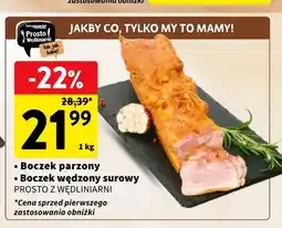 Intermarche Boczek parzony Prosto z Wędliniarni oferta