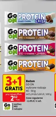 Intermarche Baton Go On Protein Crisp cookies & caramel oferta