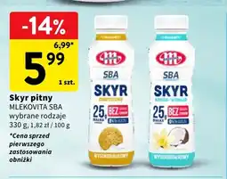 Intermarche Skyr pitny ciasteczko Mlekovita SBA oferta