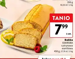 Intermarche Babka cytrynowa Oskroba oferta