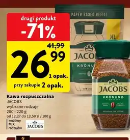 Intermarche Kawa rozpuszczalna Jacobs oferta