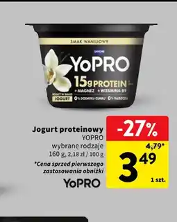 Intermarche Jogurt proteinowy YoPRO oferta
