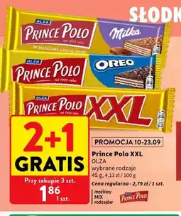 Intermarche Wafel Prince Polo XXL Olza oferta