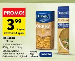 Intermarche Makaron Lubella orkisz & durum oferta