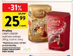 Intermarche Praliny Lindt Lindor oferta