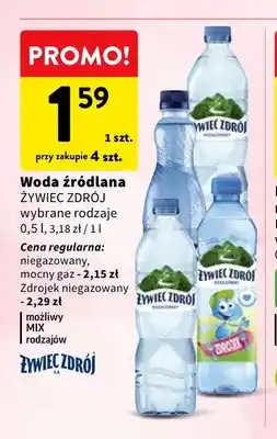 Intermarche Woda źródlana niegazowana Żywiec Zdrój oferta