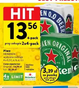 Intermarche Piwo Heineken Original 4-pak oferta