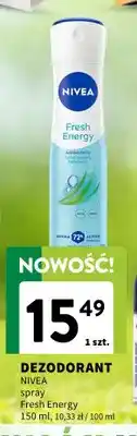 Intermarche Dezodorant Nivea spray Fresh Energy oferta