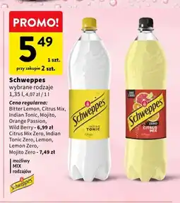 Intermarche Napój gazowany Schweppes Citrus Mix oferta