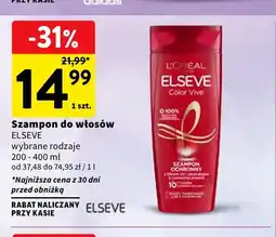 Intermarche Szampon do włosów Elseve oferta