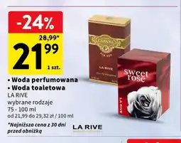 Intermarche Woda perfumowana La Rive oferta