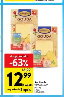 Intermarche Ser gouda w plastrach Włoszczowa oferta