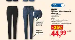 Lidl Jeansy damskie Esmara oferta