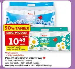 Auchan Papier toaletowy Auchan oferta