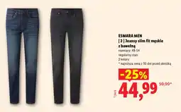 Lidl Jeansy męskie Esmara oferta