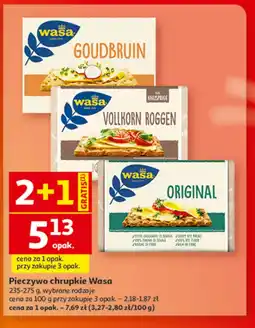 Auchan Pieczywo chrupkie Wasa oferta