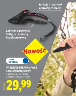 Lidl Sekator Parkside oferta