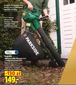 Lidl Odkurzacz do liści Parkside oferta