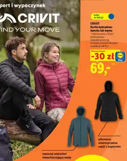 Lidl Kurtka męska Crivit oferta