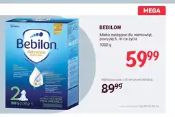 Rossmann Mleko następne dla niemowląt powyżej 6. m-ca życia Bebilon oferta