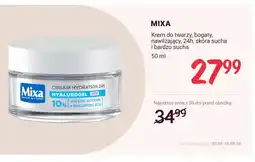 Rossmann Krem do twarzy bogaty nawilżający 24h skóra sucha i bardzo sucha Mixa oferta