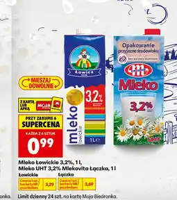 Biedronka Mleko Mlekovita oferta