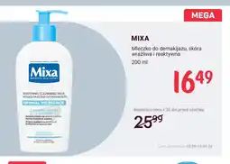 Rossmann Mleczko do demakijażu skóra wrażliwa i reaktywna Mixa oferta