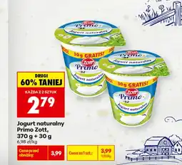 Biedronka Jogurt naturalny Zott oferta