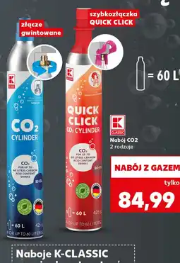 Kaufland Nabój do saturatora K-Classic oferta