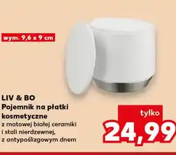 Kaufland Pojemnik na płatki kosmetyczne Liv & BO oferta