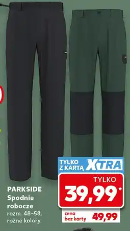 Kaufland Spodnie robocze Parkside oferta