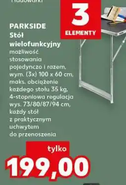 Kaufland PARKSIDE Stół wielofunkcyjny oferta