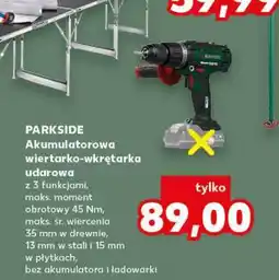 Kaufland PARKSIDE Akumulatorowa wiertarko-wkrętarka udarowa oferta