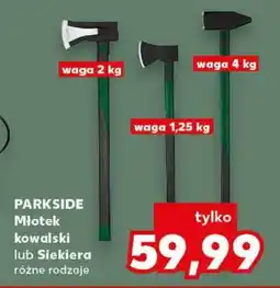 Kaufland Parkside Młotek kowalski lub siekiera oferta
